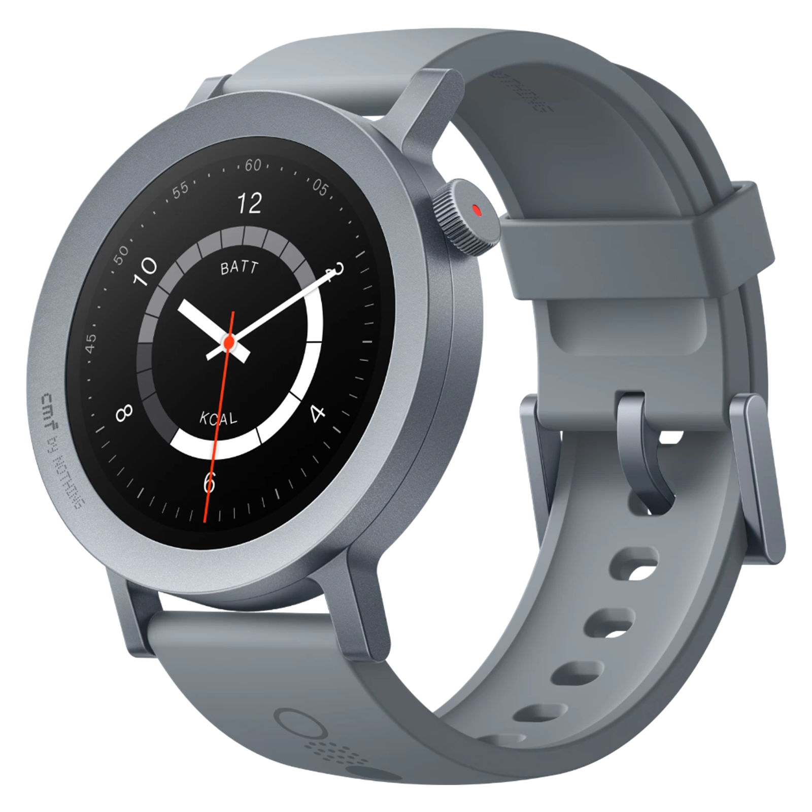 Buy Nothing Watch Pro 2 Smartwatch with Bluetooth Calling 33.52mm AMOLED Display IP68 Water Resistant Ash Grey Strap Online Croma